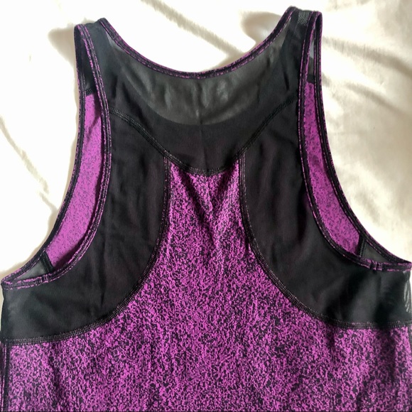 Lululemon Sculpt II tank top, black and purple, small - Picture 3 of 8